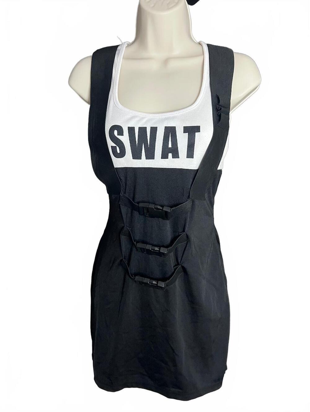 SWAT Officer Costume Dress Spirit Halloween Leg Avenue Small Medium S M